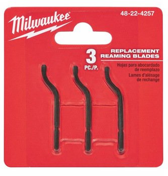 Lame per Penna smussa sbavature Milwaukee, utensile manuale, confezione 3 lame temprate