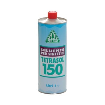 Diluente sintetico Tetrasol 150 Tre Pini per smalto sintetico e oleosintetico, latta 1 L, finitura Trasparente