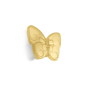 Pomello a forma di Farfalla per mobili, Polideas 53X56 mm, Giallo