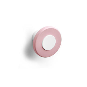 Pomello per mobili, serie Wheel Polideas, diametro 40 mm, Rosa