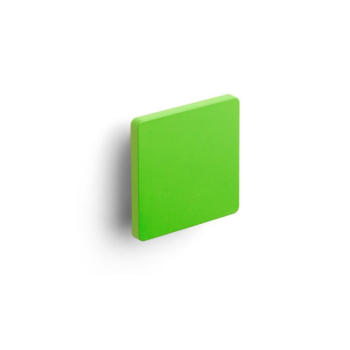 Maniglia per mobile, serie Square 431 Polideas, 70 x 70 mm, Verde