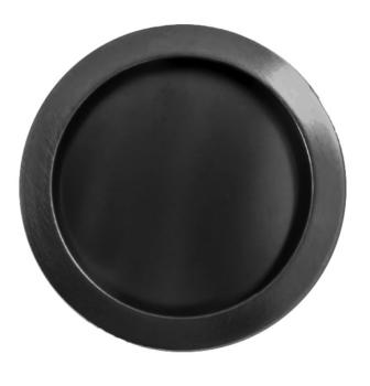 Maniglia per mobile incasso OMP Porro, interasse 26mm, colore Nero lucido