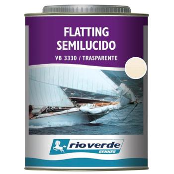 Flatting brillante Rioverde VB3330 Renner, per nautica, confezione 750 ml, finitura Trasparente Semilucido