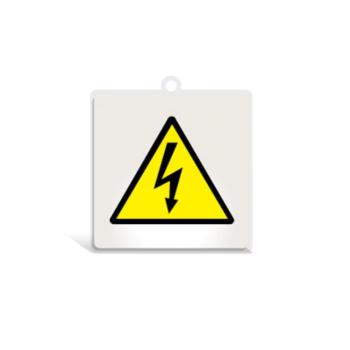 Pericolo elettricita' Pittogrammi in PVC 10 x 10 cm