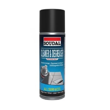 Spray Cleaner & Degreaser Soudal per manutenzione e montaggio, bombola 400 ml, colore Trasparente