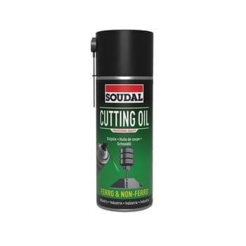 Olio da taglio Cutting Oil Soudal per metalli, bombola 400 ml, colore Trasparente