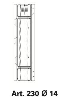 Cerniera SFS per serramento PVC, diametro 14 mm, plastificato, finitura Bianco