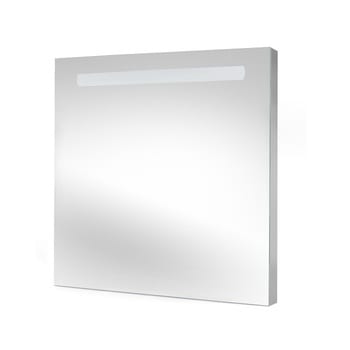 Specchio da bagno Pegasus Emuca, con illuminazione LED frontale, dimensioni 600x700 mm