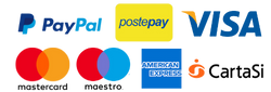 Pagamenti sicuri con carta di Credito e PayPal