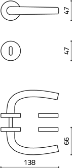 disegno tecnico tizianella f M112RB8 cromo lucido