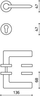 disegno tecnico olivari tecno M182RY8 superinox