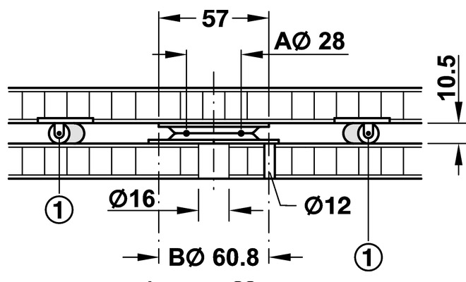 Piastra rotazione Häfele