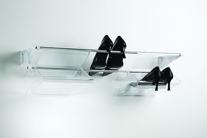 Portascarpe da appendere SERVETTO TAC alluminio argento