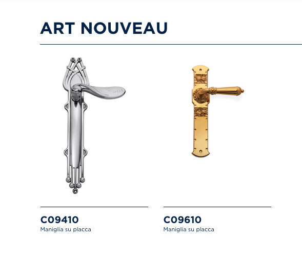 Art Nouveau Maniglie Enrico Cassina