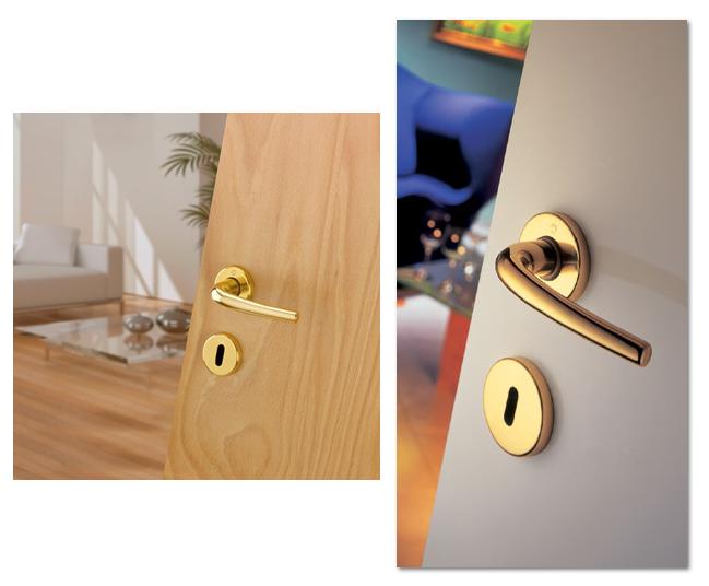 Maniglie per porte e finestre HOPPE serie Seattle.