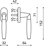 disegno tecnico olivari sector K186 superoro