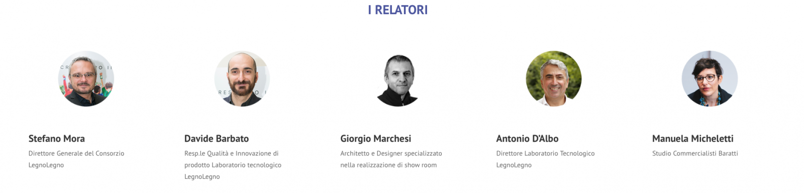 i relatori di be open verona