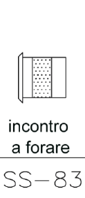 incontro a forare accessorio di ricambio