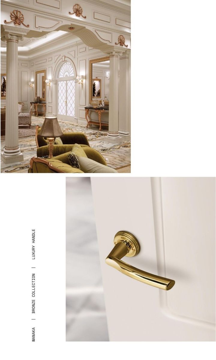 Maniglie Le Fabric serie Wanaka. Maniglia artigianali in bronzo, per porte e finestre.