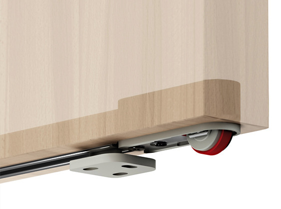 TORACK Portaoggetti da soffitto per garage, sistema di stoccaggio a binario resistente, regolabile, per garage (bianco, i bidoni non sono inclusi