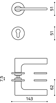 Disegno tecnico Lotus Olivari foro yale