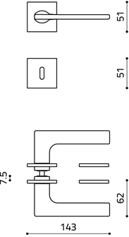 disegno tecnico lotus q olivari foro normale