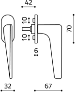 disegno tecnico twist K242 superantracite
