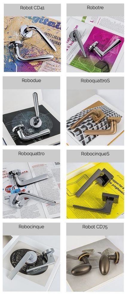maniglie colombo design serie Robot. collezione completa online.