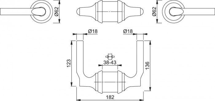 Maniglio Alluminio Per Piscina WERKA PRO - Lunghezza 3m Diametro 30mm - Foto 4