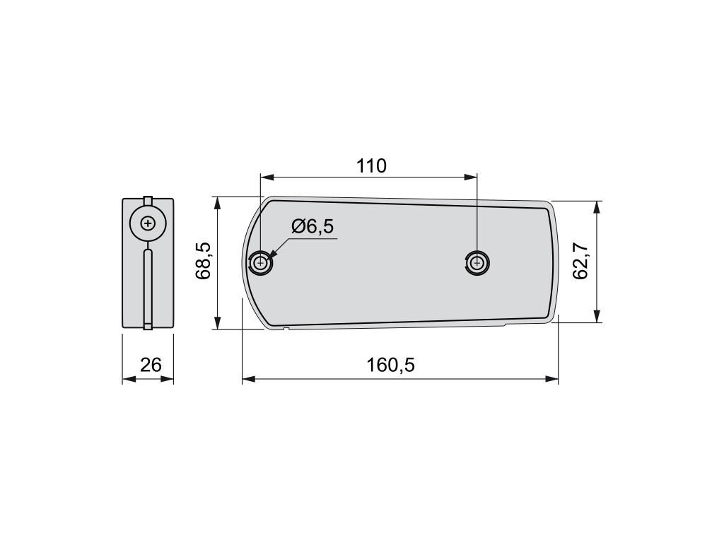 Braccetto per mobili Microwinch