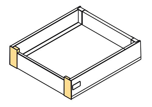 Coppia di agganci frontali per cassetto - Scheda tecnica